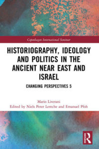 LIVERANI, M. Historiography, Ideology and Politics in the Ancient Near East and Israel. Abingdon: Routledge, 2021
