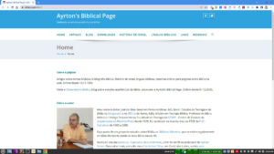 Ayrton's Biblical Page - Dedicada ao estudo acadêmico da Bíblia