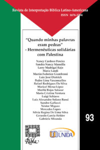 RIBLA v. 93 n. 2, 2024: "Quando minhas palavras eram pedras" - Hermenêuticas solidárias com Palestina