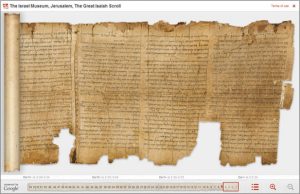 Manuscrito de Isaías encontrado na gruta 1 de Qumran